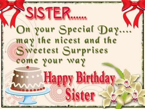 Birthday Wishes for Younger Sister